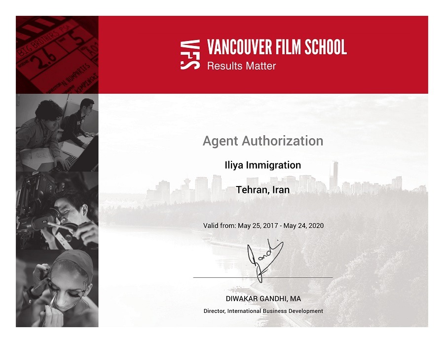 مجوز نمایندگی Vancouver-Film-Schoo